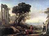 Italian Canvas Paintings - Italian Coastal Landscape